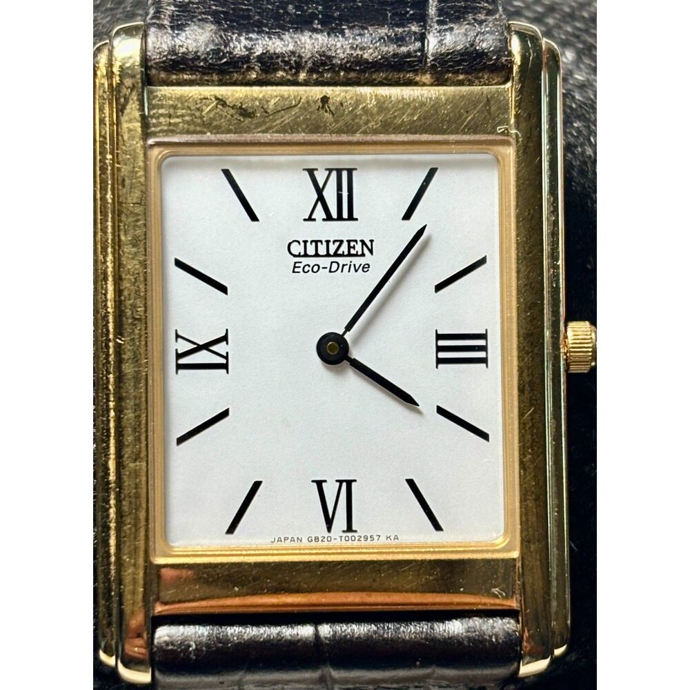 Citizen Stiletto Eco-Drive Men’s Tank Watch (G820-T001700)